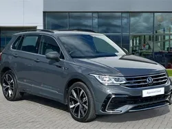 Dolphin grey metallic Used 2023 VW Tiguan R-line SUV | £26,763 (Good price)