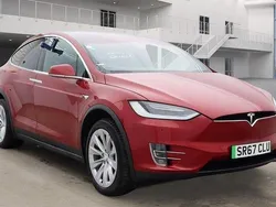 Red Used 2017 Tesla Model X SUV | £25,995 (A bit pricey)