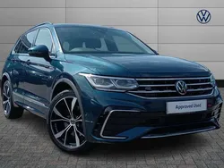 Blue Used 2022 VW Tiguan R-line SUV | £25,595 (Fair price)