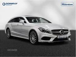 Silver Used 2017 Mercedes CLS220 AMG Line Premium Estate | £15,495 (Fair price)