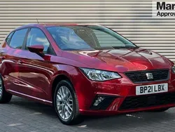 Red Used 2021 Seat Ibiza SE Technology Hatchback | £10,987 (Fair price)