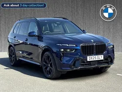 Blue New 2025 BMW X7 M Sport SUV | £85,999 (Fair price)
