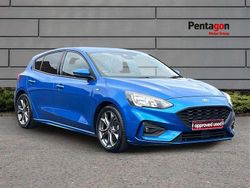Blue Used 2019 Ford Focus ST-Line Hatchback | £9,995 (Fair price)