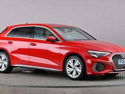 Red Used 2024 Audi A3 e-tron S-Line Hatchback | £24,498 (Fair price)