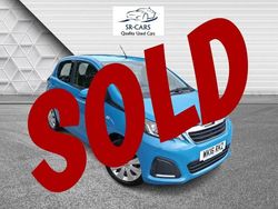 Blue Used 2016 Peugeot 108 Active Hatchback | £4,495 (Fair price)