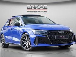 Blue New 2025 Audi RS3 Advanced Hatchback | £67,995 (Expensive)