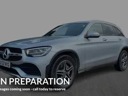 Silver Used 2022 Mercedes GLC300e AMG line SUV | £28,320 (Fair price)