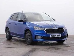 Blue Used 2024 Skoda Fabia Colour Edition Hatchback | £19,995 (Fair price)
