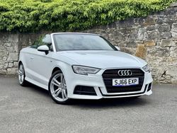 White Used 2016 Audi A3 Cabriolet S-Line Cabriolet | £11,650 (Fair price)
