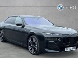 Black Used 2023 BMW 750e M Sport Sedan | £74,440 (Expensive)