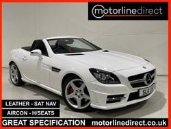 White Used 2016 Mercedes SLK200 AMG Cabriolet | £13,945