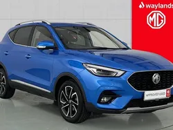 Blue Used 2023 MG ZS Exclusive Sedan | £15,490 (Fair price)