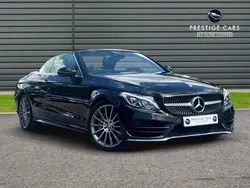 Black Used 2017 Mercedes C250 AMG Line Premium Plus Cabriolet | £16,991 (Fair price)