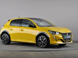 Yellow Used 2023 Peugeot e-208 GTi Hatchback | £13,498 (Fair price)