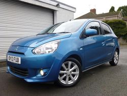 Blue Used 2013 Mitsubishi Mirage Hatchback | £4,799 (A bit pricey)