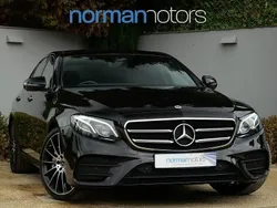 Black Used 2019 Mercedes E350 AMG line Sedan | £27,495 (Fair price)