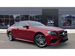 Red Used 2021 Mercedes E220 AMG line Coupe | £26,419 (Good price)