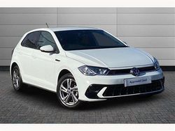 Pure white Used 2025 VW Polo R-line Hatchback | £20,650 (Fair price)