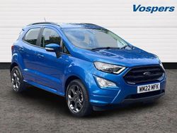 Blue Used 2022 Ford Ecosport ST-Line SUV | £13,990 (Fair price)