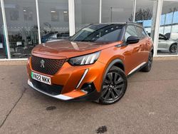 Orange Used 2022 Peugeot e-2008 Premium SUV | £14,995 (Fair price)