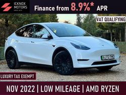 White Used 2022 Tesla Model Y Long Range AWD SUV | £27,495 (Fair price)