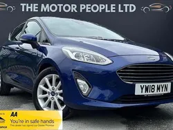 Blue Used 2018 Ford Fiesta Titanium Hatchback | £8,495 (Fair price)