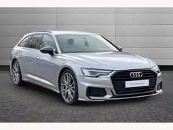 Silver Used 2022 Audi A6 Black Edition Estate | £29,595 (Expensive)