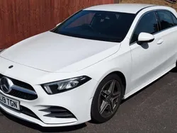 White Used 2019 Mercedes A200 AMG line Hatchback | £16,595 (Fair price)
