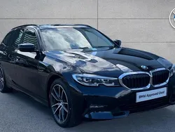 Black Used 2020 BMW 320 Sport Line Estate | £24,485 (Fair price)