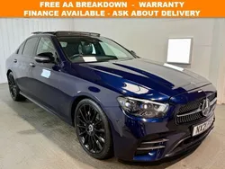 Blue Used 2021 Mercedes E220 AMG line Sedan | £28,995