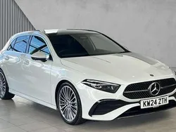 White Used 2024 Mercedes A200 AMG Line Premium Plus Hatchback | £27,942 (Expensive)