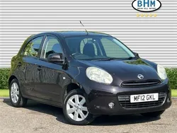 Black Used 2012 Nissan Micra Acenta Hatchback | £3,495 (Fair price)
