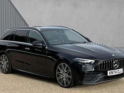 Black Used 2024 Mercedes C43 AMG Premium Plus Estate | £49,995 (Fair price)