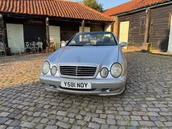 Silver Used 2001 Mercedes CLK320 Avantgarde Cabriolet | £950