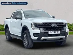 White Used 2024 Ford Ranger Wildtrack Pickup | £40,900 (Fair price)
