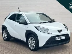 White Used 2024 Toyota Aygo PURE Hatchback | £12,372 (Fair price)