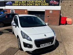 White Used 2014 Peugeot 3008 Allure Hatchback | £3,995 (Fair price)