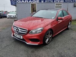 Red Used 2014 Mercedes E250 AMG Sedan | £6,995 (Fair price)