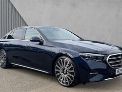 Metallic paintwork nautic blue Used 2024 Mercedes E220 Exclusive Sedan | £46,780