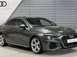 Grey Used 2020 Audi A3 S-Line Sedan | £22,377 (Fair price)