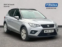 Urban silver with black roof Used 2020 Seat Arona SE Technology SUV | £11,750 (Fair price)
