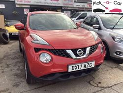 Red Used 2017 Nissan Juke Visia SUV | £4,995 (Good price)