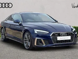 Blue Used 2022 Audi A5 S-Line Coupe | £26,900 (Fair price)