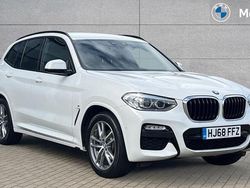 White Used 2018 BMW X3 M Sport SUV | £23,998 (Fair price)