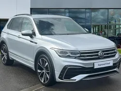 Silver Used 2021 VW Tiguan R-line SUV | £29,618 (Fair price)