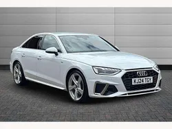 White Used 2024 Audi A4 S-Line Sedan | £27,995 (Fair price)