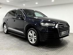 Blue Used 2015 Audi Q7 S-Line SUV | £18,995 (A bit pricey)