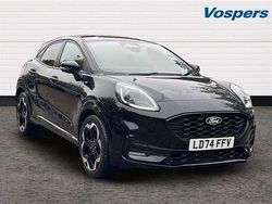 Black Used 2024 Ford Puma ST-Line X SUV | £20,750