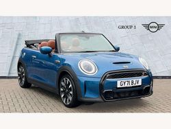 Island blue Used 2021 Mini Cooper S Cabriolet Exclusive Cabriolet | £18,995 (Fair price)