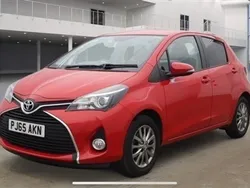 Red Used 2016 Toyota Yaris Hatchback | £7,595 (Fair price)